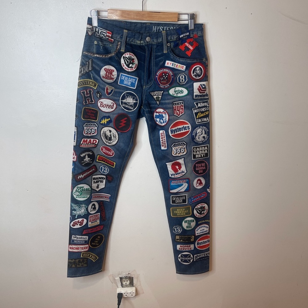 Hysteric Glamour Patchwork Jeans - Picture 1 of 8